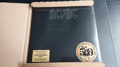 Vinile oro AC/DC back in black 50 anniversary