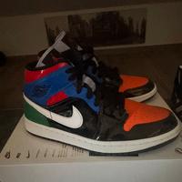 Nike air jordan 1 mid multipatent size 40.5