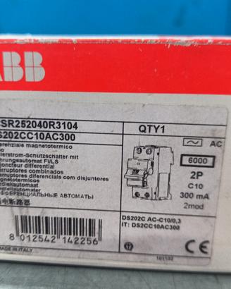Interruttore magnetotermico differenziale DS202CR