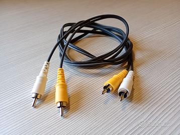 Cavo RCA maschio/maschio lunghezza 150 cm