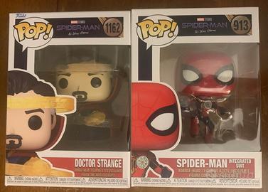 Funko pop Marvel Spider man e Doctor strange