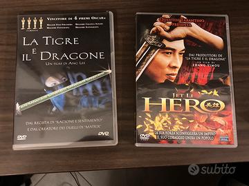2 DVD La tigre e il dragone e Hero