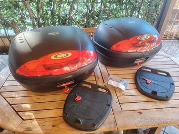 Bauletto Givi E450 Simply II Monolock Sing Coppia