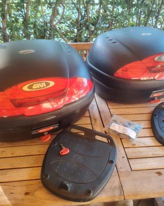 Bauletto Givi E450 Simply II Monolock Sing Coppia