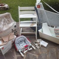 Stokke sedia evolutiva + molti accessori + omaggi