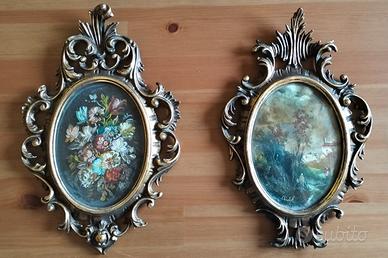 Coppia quadretti vintage