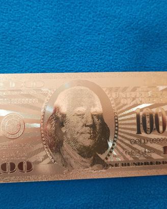 LAMINA D'ORO AMERICANA 100 $