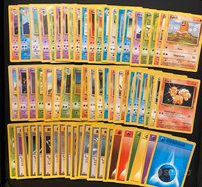 Lotto carte pokemon set base