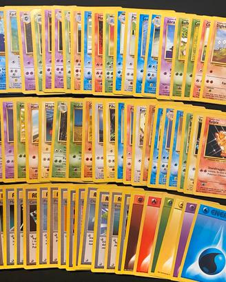Lotto carte pokemon set base