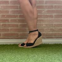 Sandali zeppa nero - nr. 39