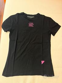T-shirt nera Twin set x Sfera ebbasta