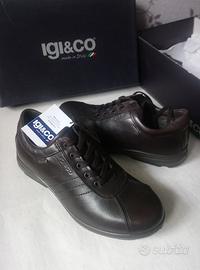 Scarpe eleganti igi&co, pelle di vitello numero 39