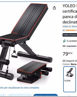 PANCA regolabile per PALESTRA in CASA