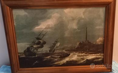 riproduzione quadro marina 