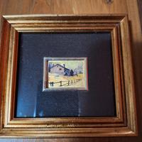 quadri, dipinti su foglia d'oro 