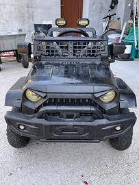 Jeep 12V Modificata batteria 12Ah Pneumatici gomma