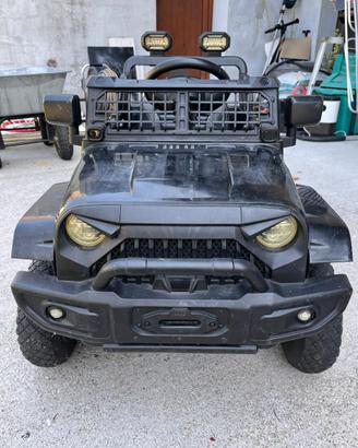 Jeep 12V Modificata batteria 12Ah Pneumatici gomma