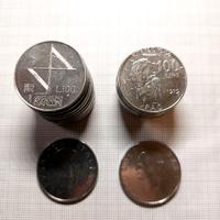 Lotto di 23 monete da 100 lire Marconi FAO '74 '79