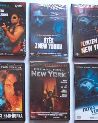Blocco estero 16 DVD film Escape from New York 