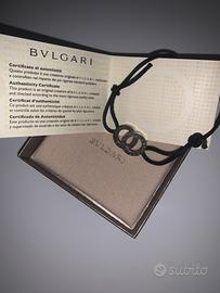 Bracciale Bvlgari in tessuto Nero