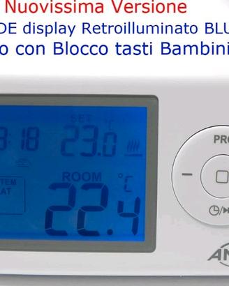Cronotermostato digitale settimanale