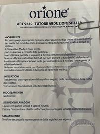Tutore abduzione spalla