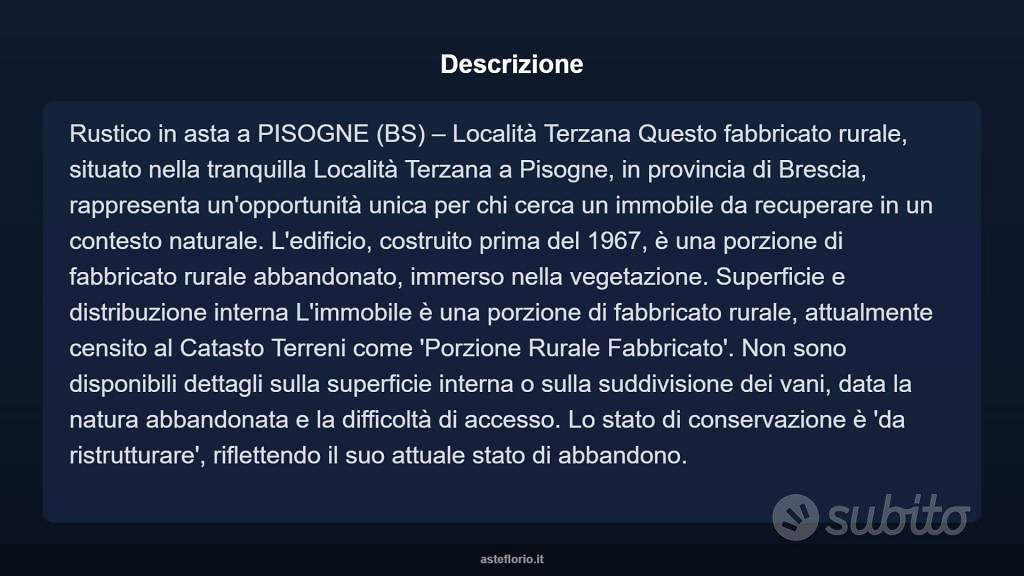 Immobile in asta di 60 m² a Pisogne - Vista 3