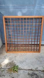 Pannello grigliato in legno