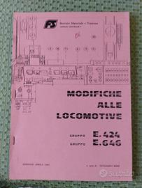Libro Modifiche alle locomotive Gr. E424-E646