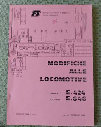 Libro Modifiche alle locomotive Gr. E424-E646