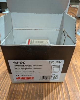 Vemer TMC 30/24 30VA – 230V/12-24V AC NUOVO