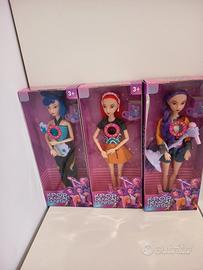 bambole tris k pop cantano e illuminano accessoria