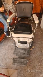 sedia barbiere anni 50 60 originale