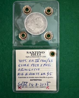 5 lire 1928 V.EmanueleIII