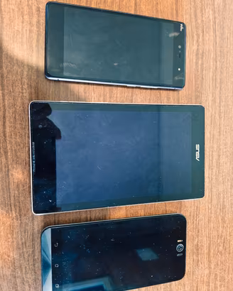 smartphone Wiko, Asus e tablet Asus per ricambi 