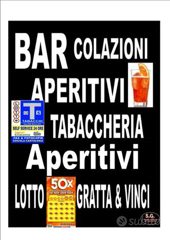 Bar tabacchi lotto e slot