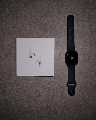 apple watch 8 e airpod  3 gen