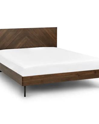 Letto legno noce Article - misura queen