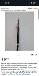 Canna da pesca Daiwa spitfire + mulinello Daiwa
