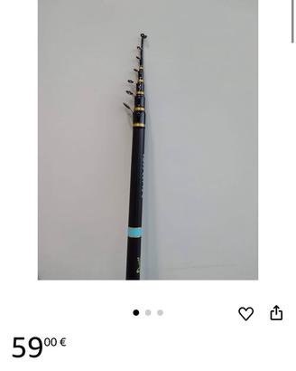 Canna da pesca Daiwa spitfire + mulinello Daiwa