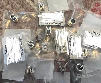 Lettere varie Pandora silver Charm