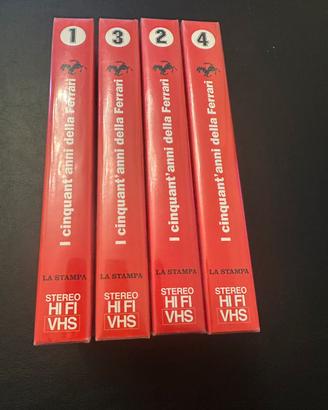 Collezione VHS Ferrari -50 ANNIVERSARIO