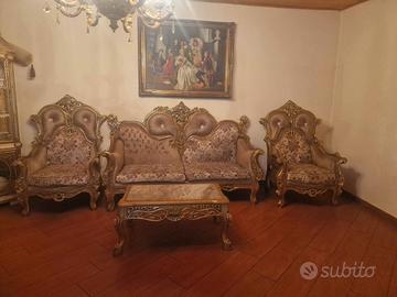 salotto stile barocco
