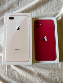 Original Boxes Apple iPhone 8 Plus & iPhone 11 RED