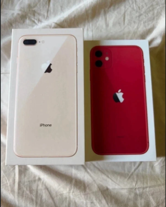 Original Boxes Apple iPhone 8 Plus & iPhone 11 RED