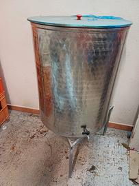 contenitore per olio in acciaio inox 