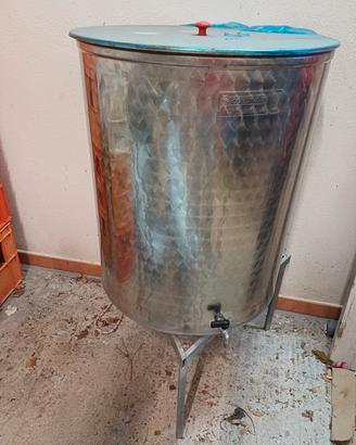 contenitore per olio in acciaio inox 