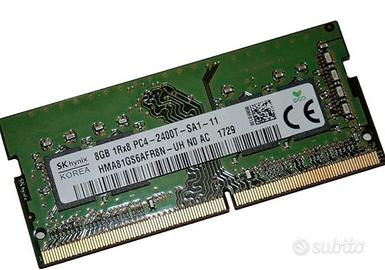 RAM DDR4 SO-DIMM 8GB SK Hynix 2400MHz | HMA81GS6AF