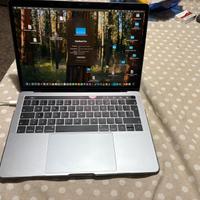 Mackbook pro 13” - touch bar - 4 porte Thunderbolt