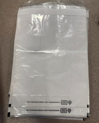 100 Tasche adesive trasparenti porta etichette